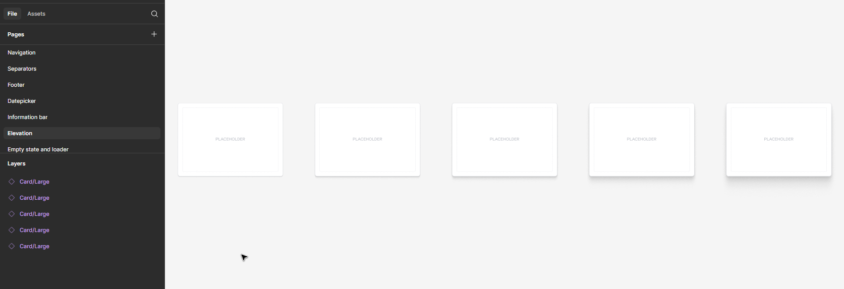 Component library organization